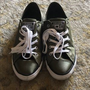 Converse Shiny All Stars in Deep Green